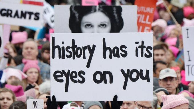 History has its eyes on you