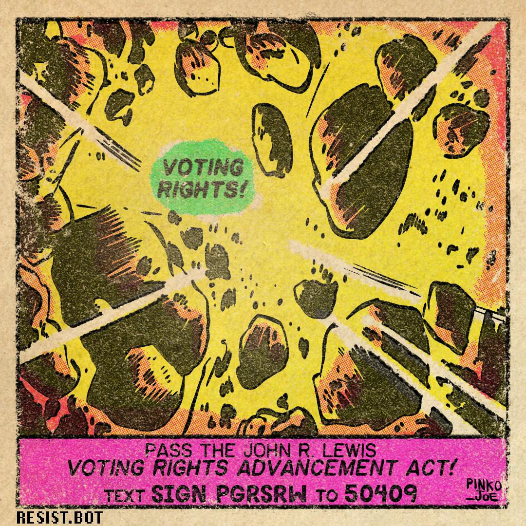 Pass the John R. Lewis voter rights advancement act!